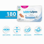 WaterWipes Sensitive+ Toallitas 3 en 1 para recién nacidos y bebés,...