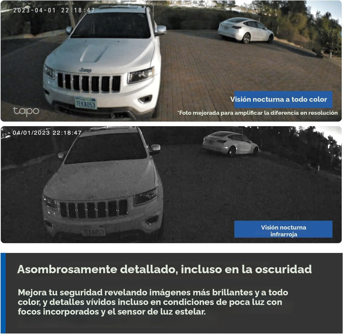 Tapo MagCam 2K+ Cámara de seguridad inalámbrica para exteriores, al...