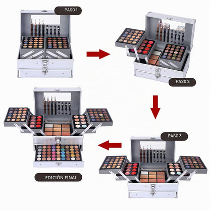 Kit de regalo de maquillaje todo en uno de 132 colores, incluye 94...