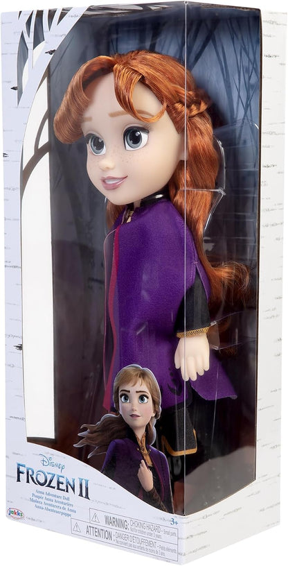 Disney Frozen 2 Muñeca de viaje Anna, 14 pulgadas de alto