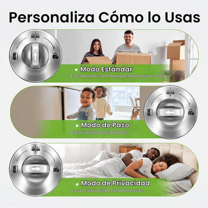 GHome Smart K20 PRO - Cerradura de puerta de huellas dactilares, 4...