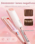 NOVUS Rizador de ondas de playa de 1.1 pulgadas para mujer, crimpad...