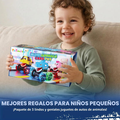 Tsomtto Press and Go Cars Monster Truck Animal Cars Juguetes para n...