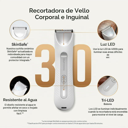 MANSCAPED® The Lawn Mower® 3.0 Plus - Recortadora de vello para ing...