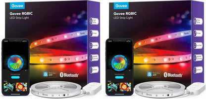 Govee Tira de luces LED RGBIC de 16.4 pies, luces LED para dormitor...