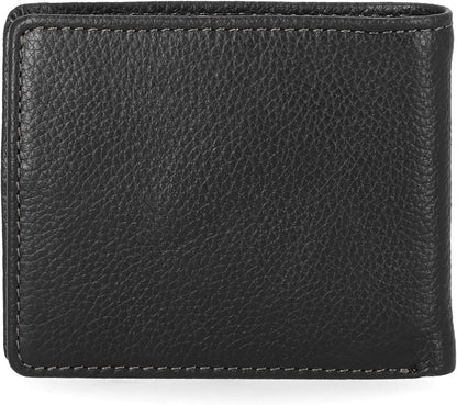 Harley-Davidson Cartera de cuero genuino con bloqueo RFID para hombre