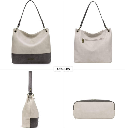 Carteras para mujer, bolsos hobo para mujer, bolso de hombro holgad...