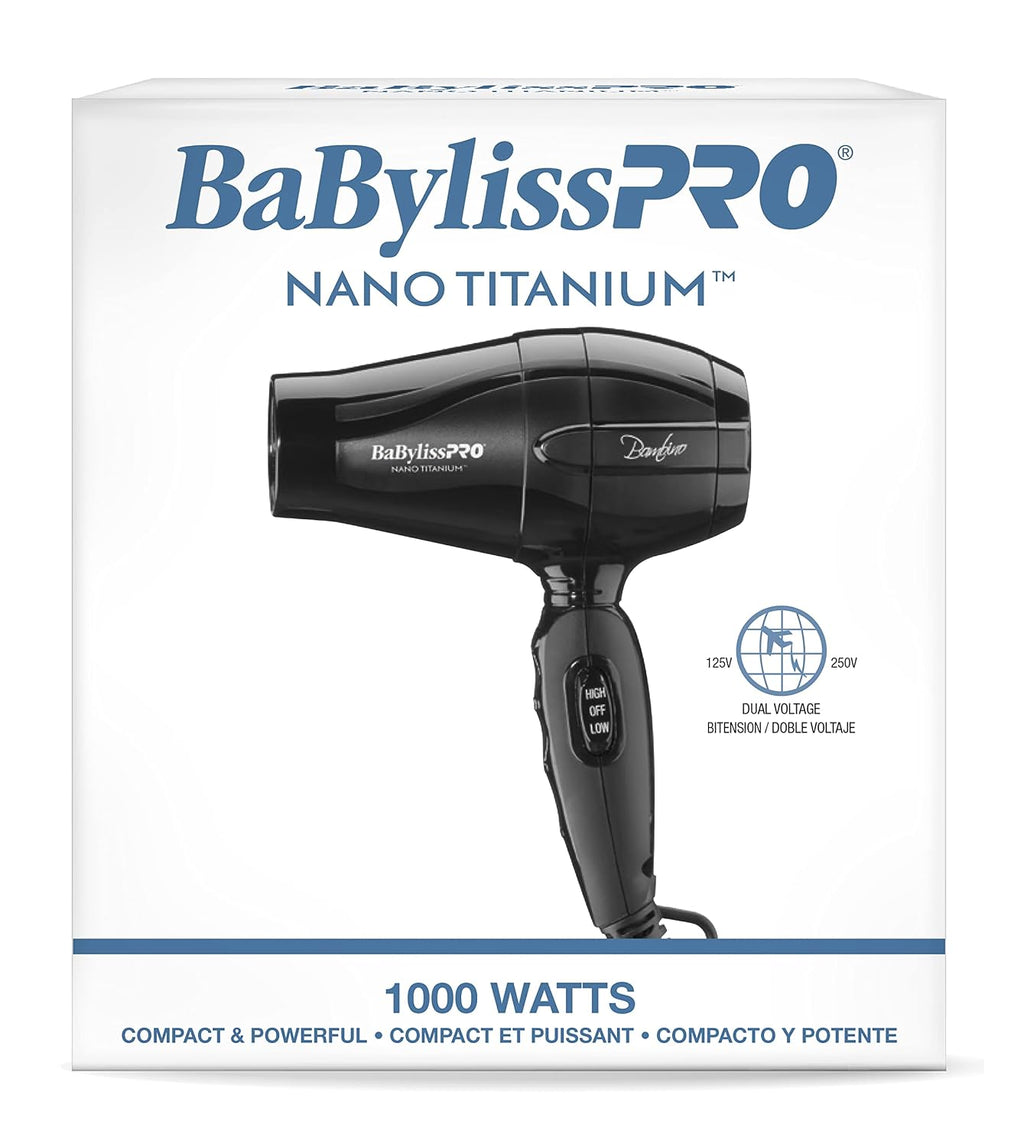BaBylissPRO Nano titanio Bambino secador compacto