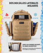 Dinictis Mochila para pañales para papá con cambiador de pañales, c...