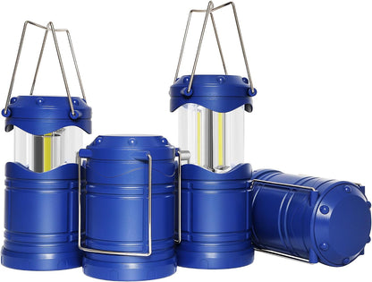 Lichamp Linterna LED de camping, paquete de 4 linternas alimentadas...
