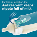 Philips Avent Biberón anticólicos con ventilación AirFree, flujo le...