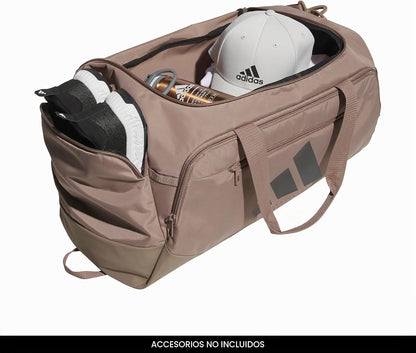 adidas Defender - Maleta deportiva, color marrón tiza\/plomizo, OSF...