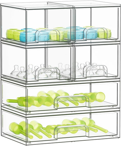 SpaceAid Organizador de almacenamiento de botellas para bebé, conte...