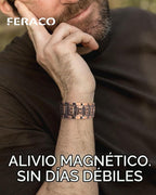 Pulsera de cobre para hombre Feraco, 3 veces más fuerte, pulseras m...