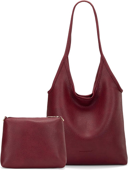 Montana West Bolsos estilo hobo holgados para mujer, bolsos de homb...