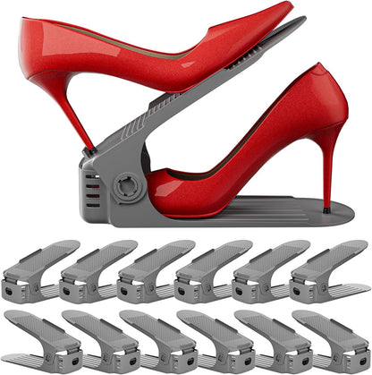 Neprock Organizador de ranuras para zapatos, organizador de almacen...