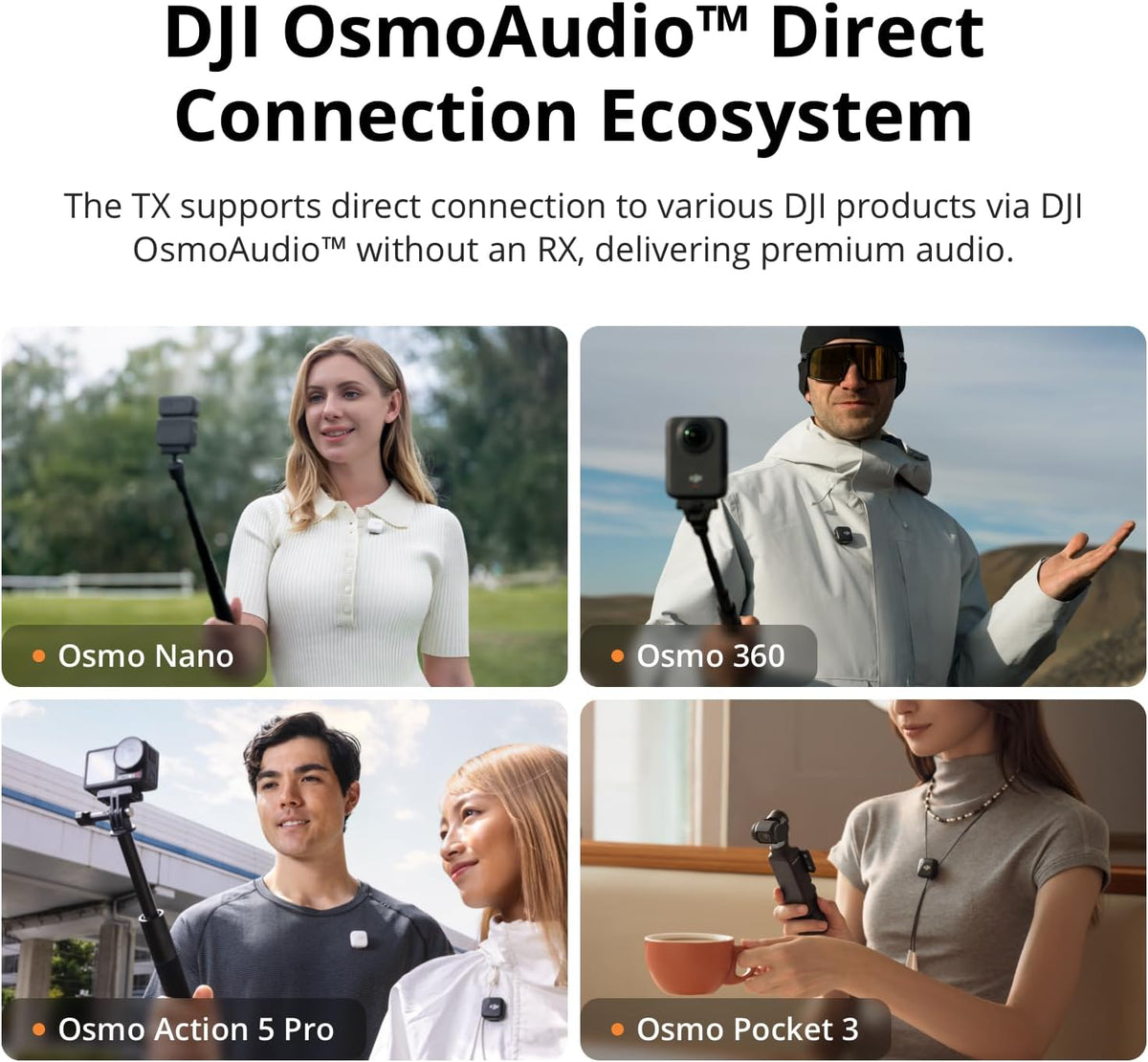 DJI Transmisor Mic 2 (blanco perla), micrófono inalámbrico | Cancel...