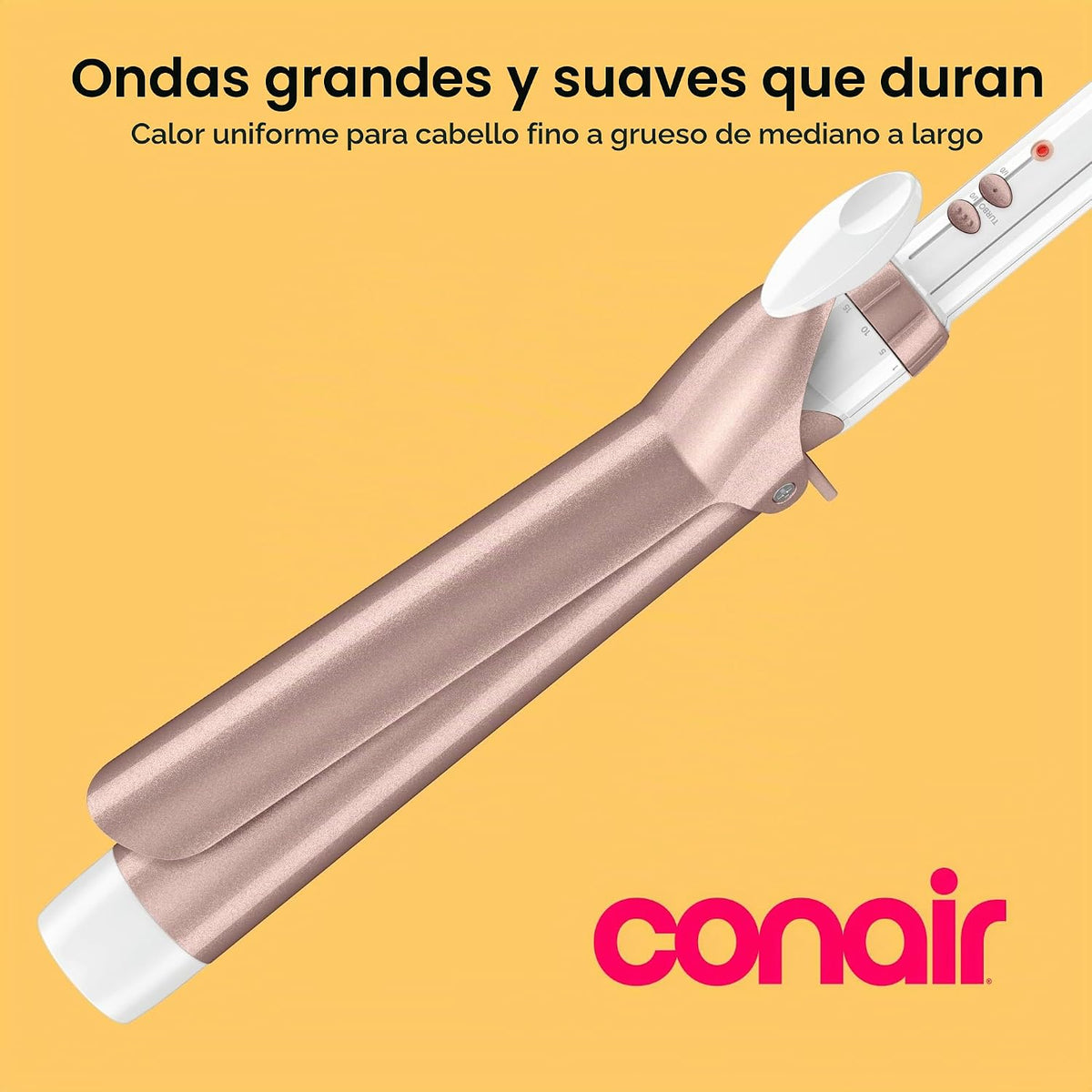 Conair - Plancha rizadora extra larga, doble cerámica, 1 1\/2 pulga...