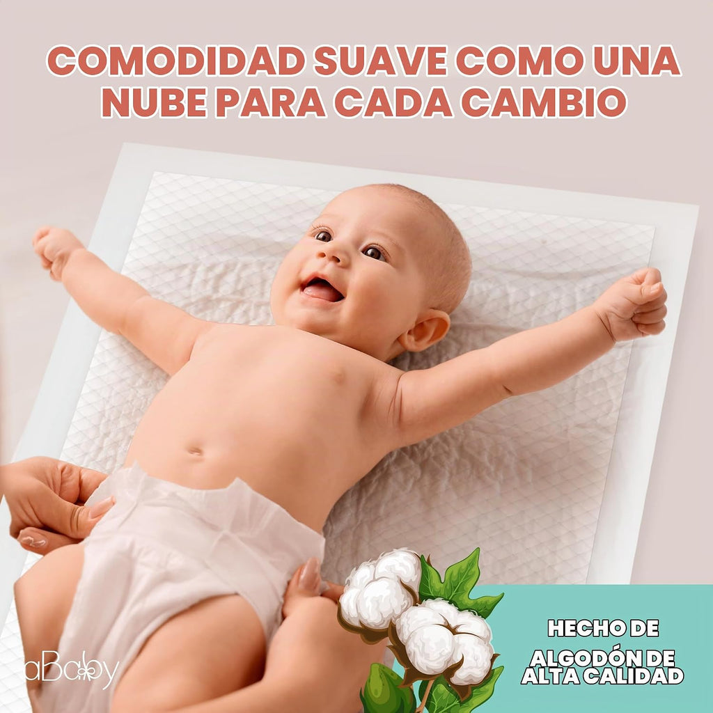 Cambiadores desechables ultra absorbentes para bebé, paquete de 50...