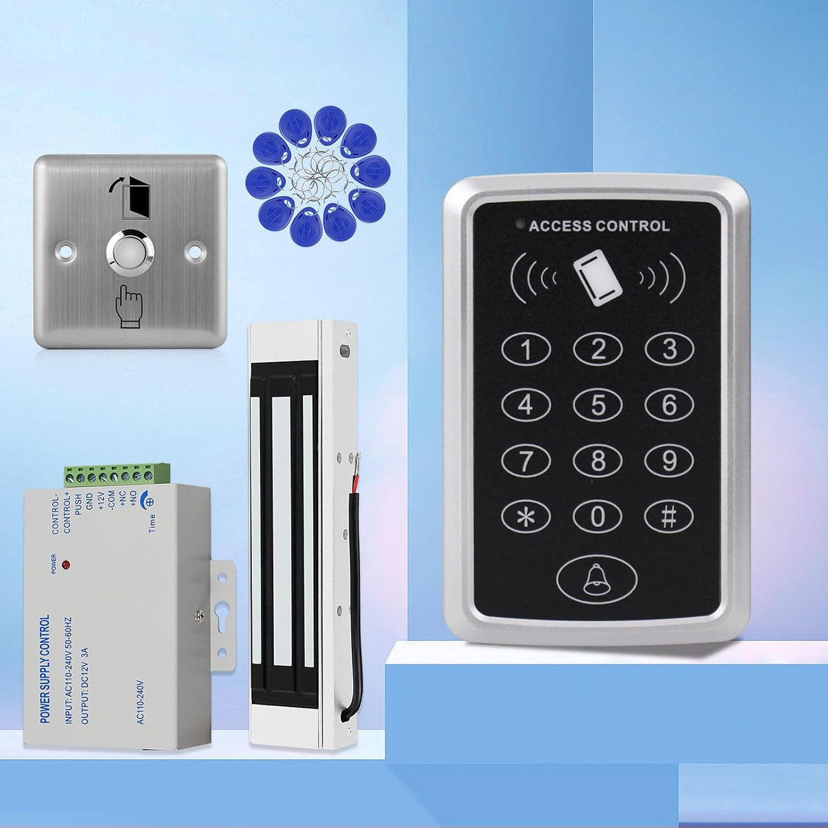 XYBkey Kit de sistema de control de acceso de seguridad Card Swipe,...