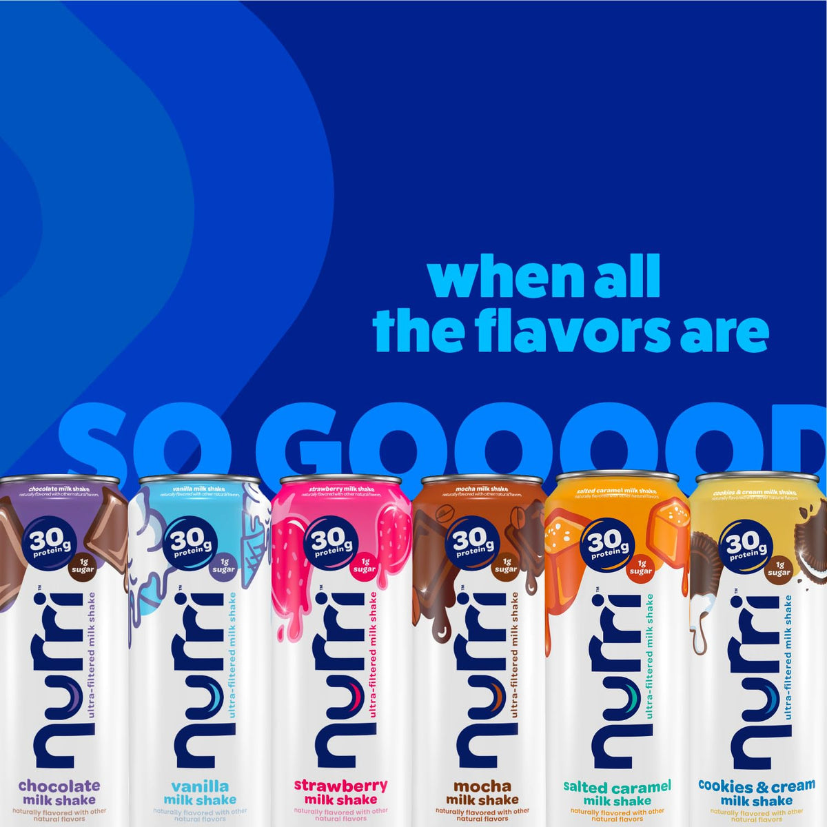 Nurri Batido de leche ultra filtrado de proteína de 1.06 oz, chocol...