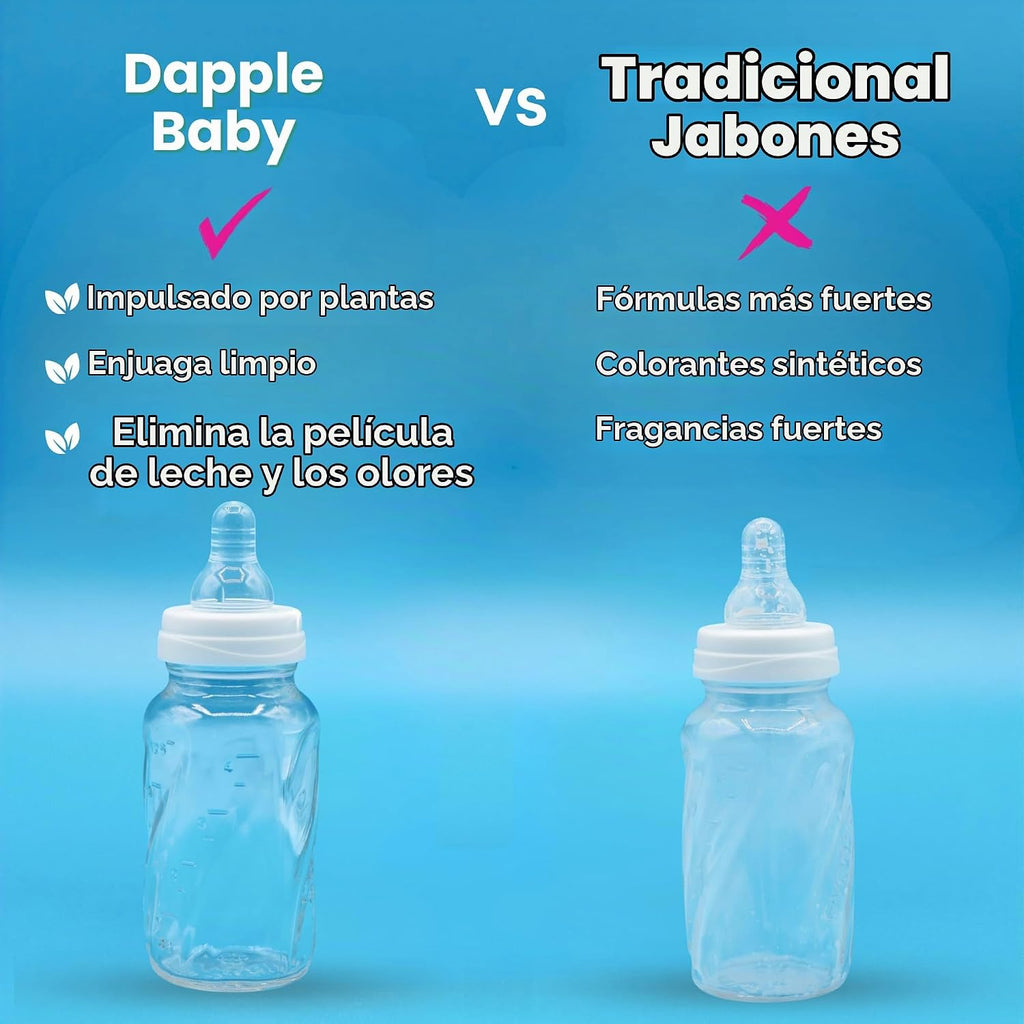 Dapple Bolsa de repuesto para biberones y platos de lavanda para be...