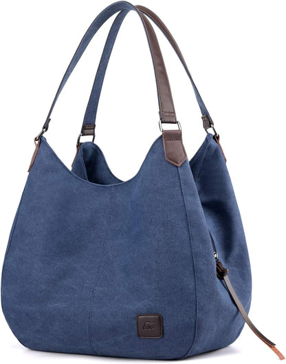 Dourr Bolso para hombro para mujer, con múltiples bolsillos, bolso...