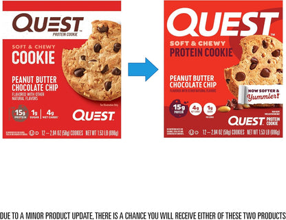 Quest Nutrition - Galletas de proteína de mantequilla de maní, 0.51...