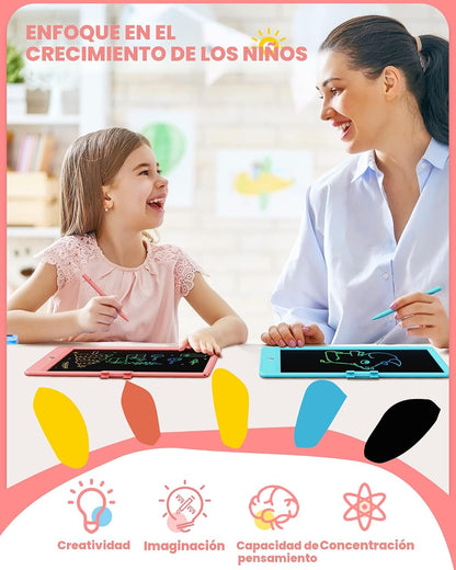 Bravokids Tableta de escritura LCD de 10 pulgadas para niños de 3 a...