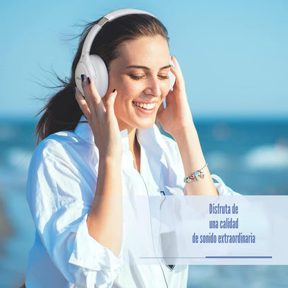 BERIBES Auriculares Bluetooth sobre la oreja Auriculares estéreo |...