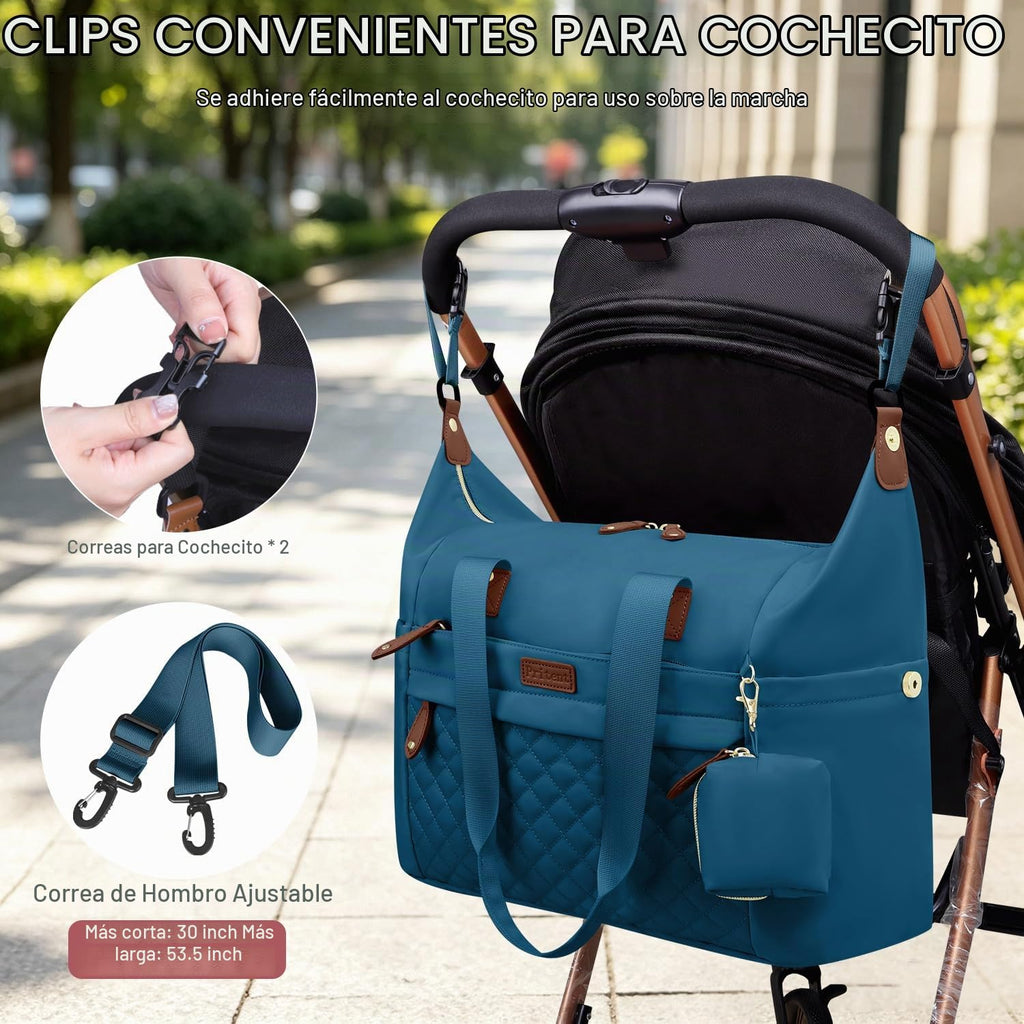 Pritent Bolsa de Pañales Tipo Tote - Bolsas de Pañales para Bebé, I...