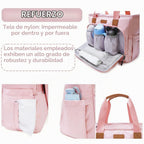 FHELAD Bolsa de pañales para mujer, bolsa de pañales para bebé 16L...