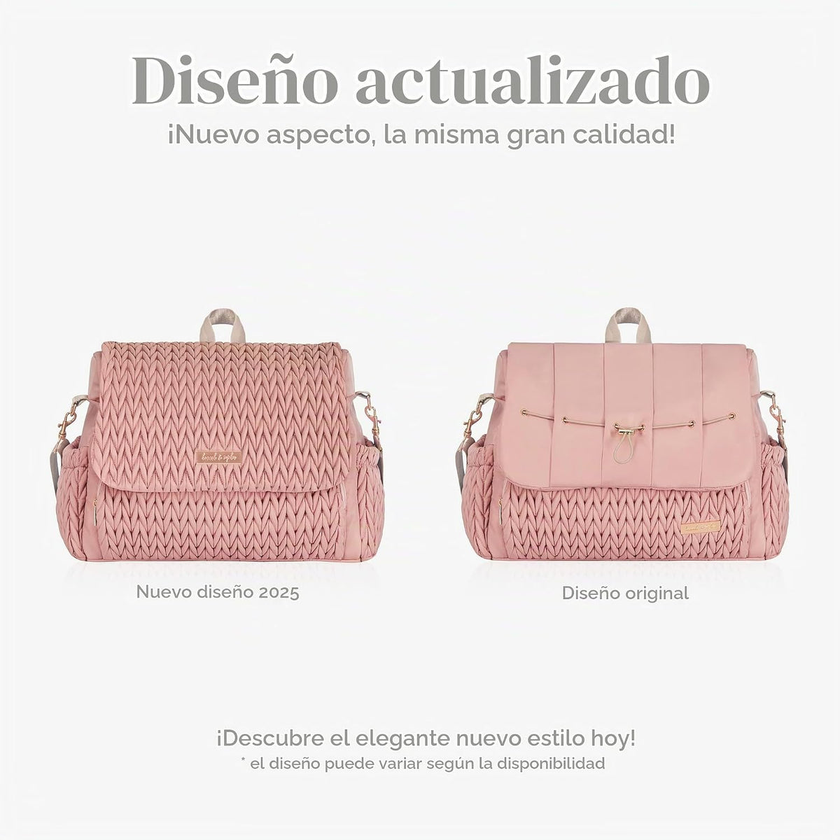 Hannah &amp; Sophia Belle - Mochila y bolsa de pañales convertible...