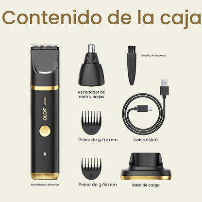 Recortadora de vello púbico y corporal para hombres - Afeitadora el...