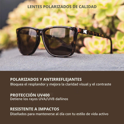 Knockaround Gafas de sol polarizadas cuadradas para hombres y mujer...