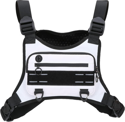 Muserise Bolsa de pecho deportiva para hombres y mujeres, resistent...