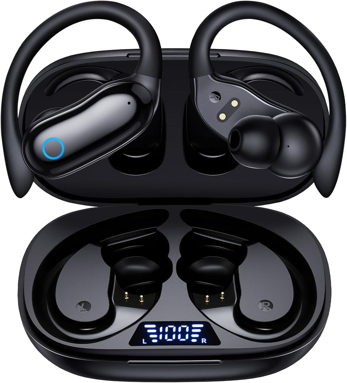 GNMN Auriculares inalámbricos con cancelación activa de ruido, repr...