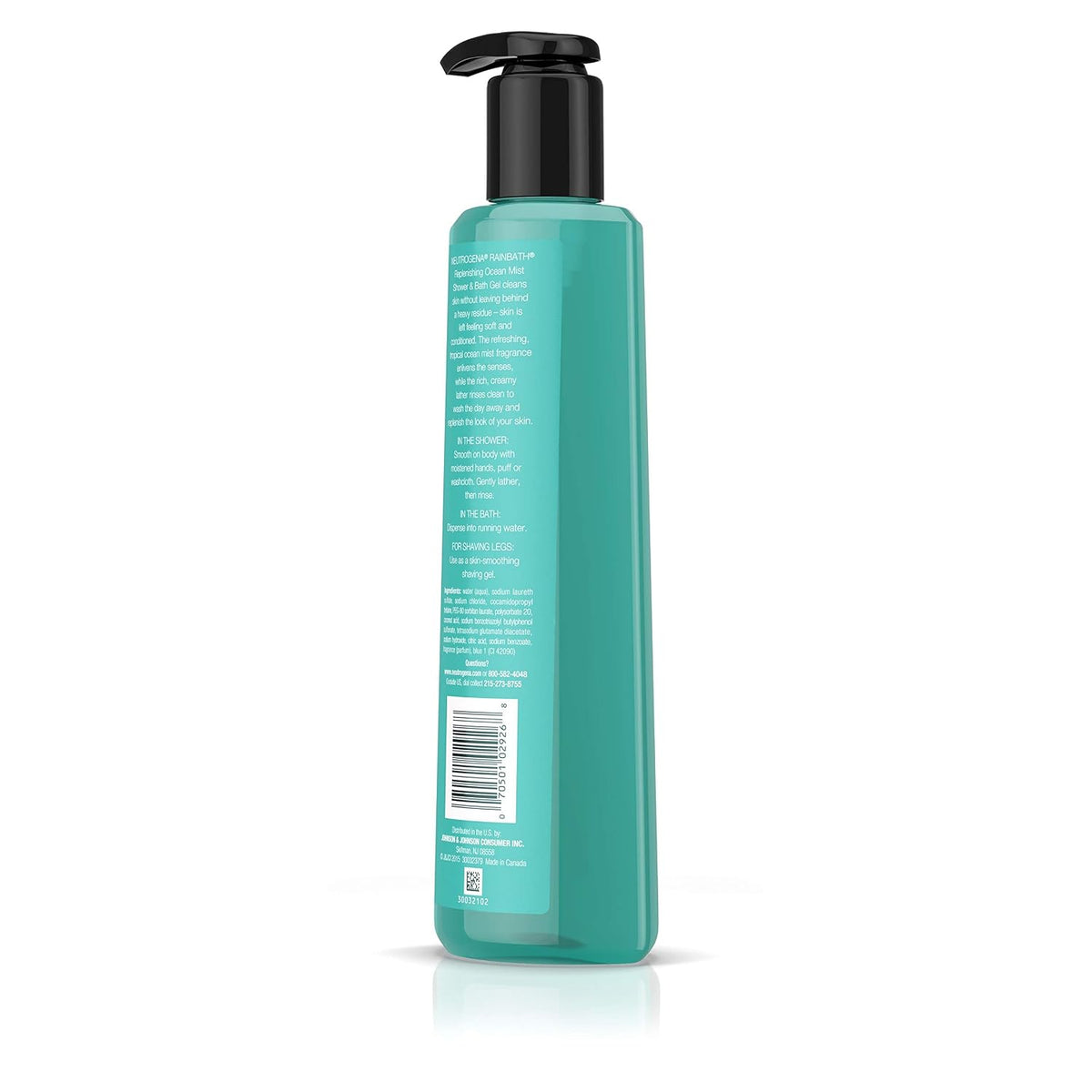 Gel de ducha y baño refrescante de Neutrogena, tamaño de viaje, 1 o...