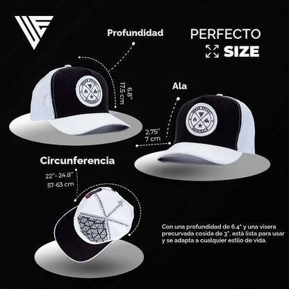 Urban Effort Trucker Hat para hombre – Gorra de béisbol con parte t...