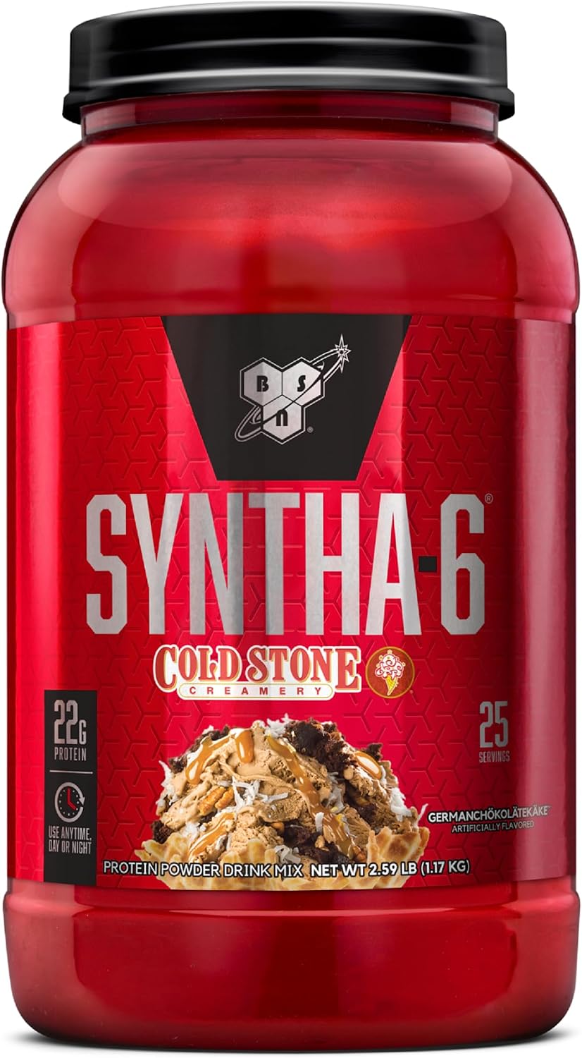BSN SYNTHA-6 Proteína de suero en polvo, sabor Germanchökolätekäke...