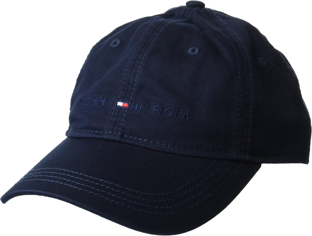 Tommy Hilfiger - Gorra de béisbol ajustable de algodón con logo par...