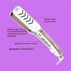 Conair Plancha de Cerámica Doble, Alisadora de Cabello de 1 1\/2 Pu...