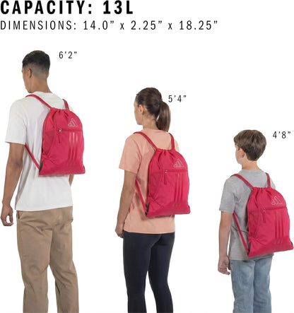adidas Alliance Sackpack - Mochila con cordón para deportes, gimnas...