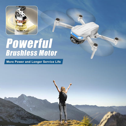 Oddire Drones con cámara para adultos 4K, retorno automático GPS, v...