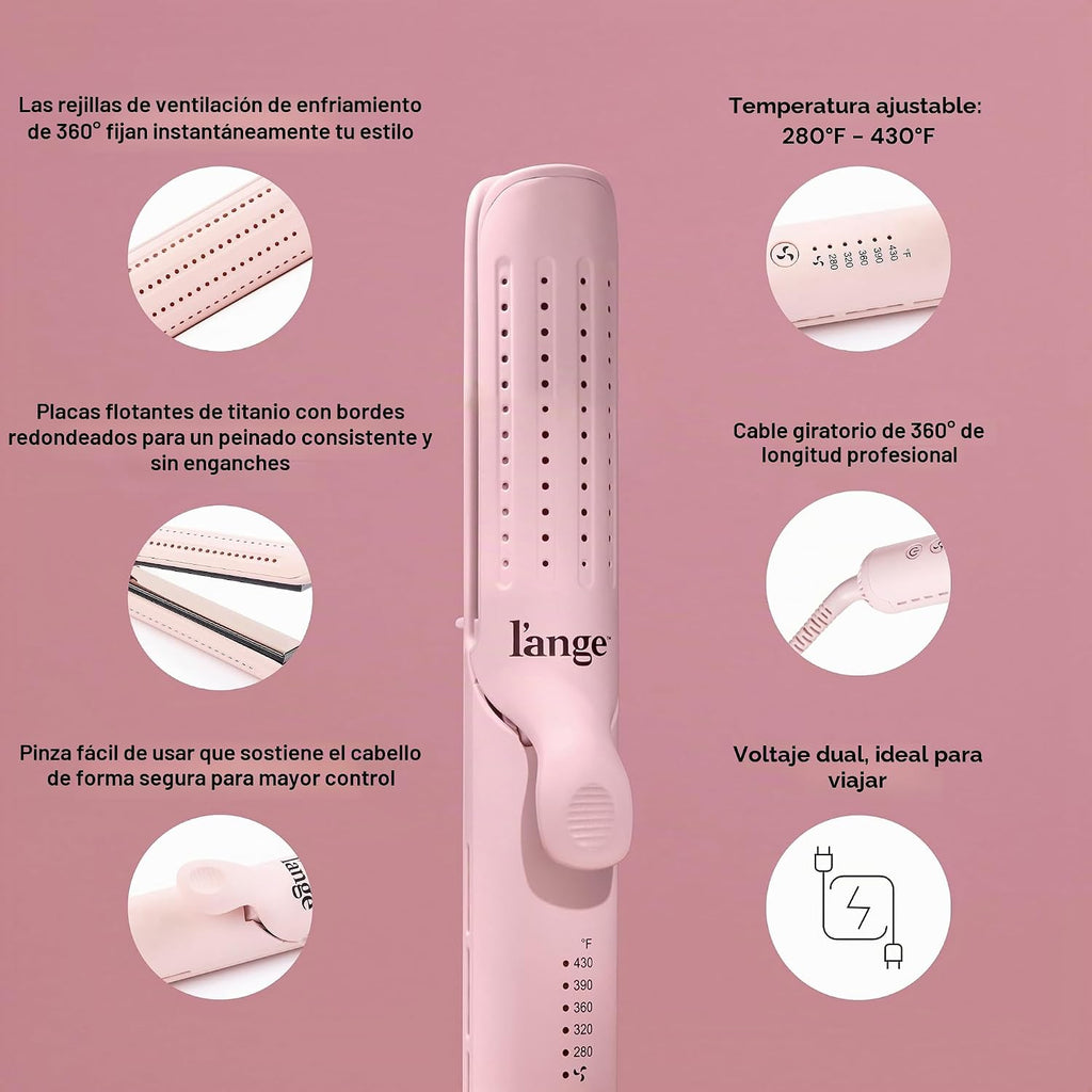L'Ange Hair Le Duo - Moldeador de flujo de aire estándar de 360...