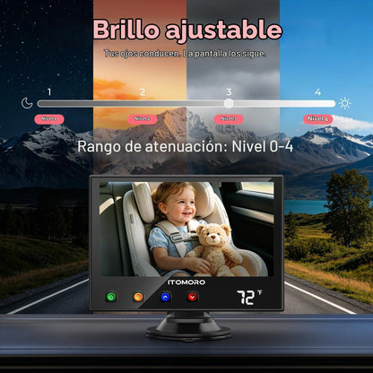 ITOMORO 2026 Nuevo monitor de temperatura de la cámara del coche de...