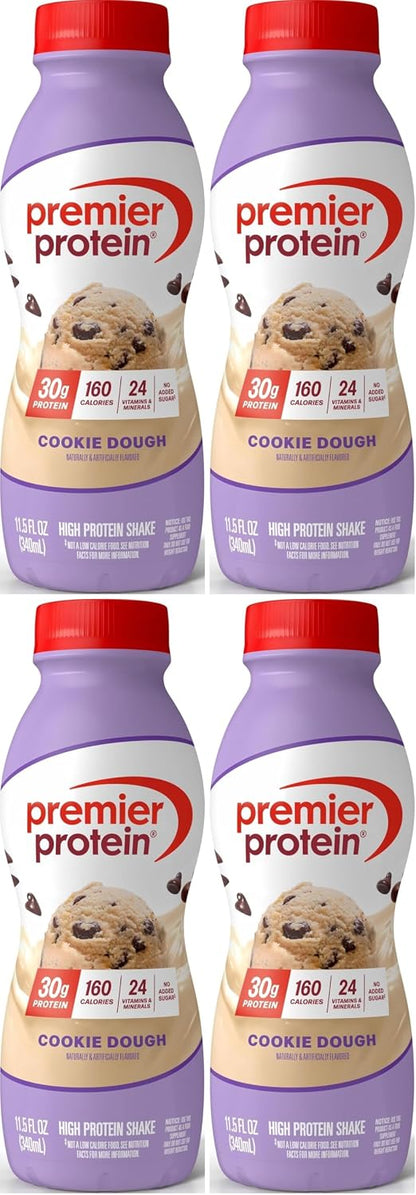 Premier Protein Batido, masa de galletas, 1.06 oz de proteína, sin...