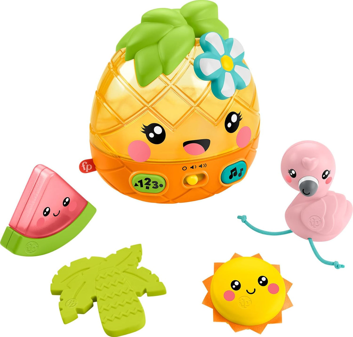Fisher-Price Paradise Pals Magical Lights &amp; Tunes Piña, juguete...