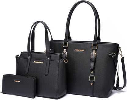 Montana West - Juego de 3 piezas de bolsos para mujer: bolso de man...