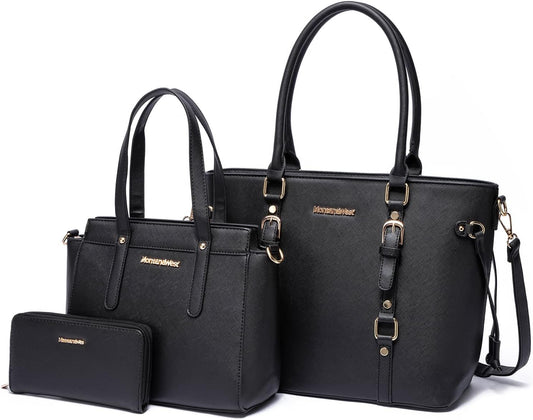 Montana West - Juego de 3 piezas de bolsos para mujer: bolso de man...